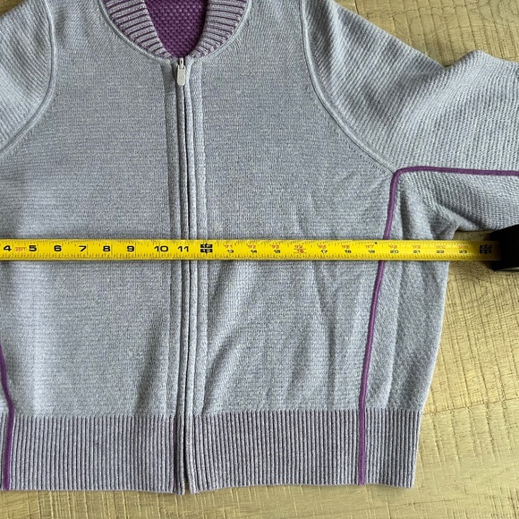 Lululemon Reversible Double-Knit Zip-Up Sweater - Picture 5 of 6